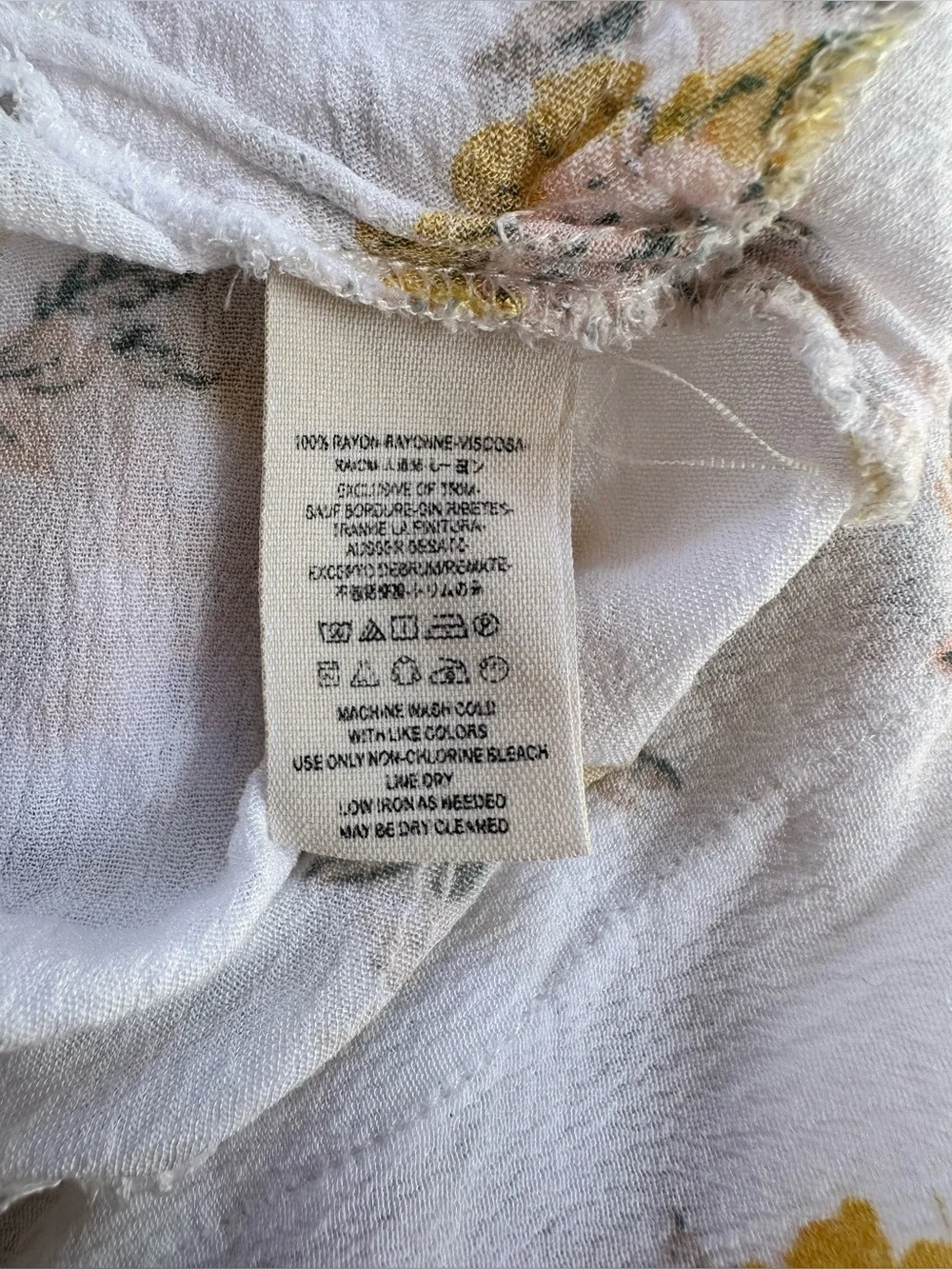 Free People Tree Swing Floral Tunic Dress Size L - Picture 7 of 9
